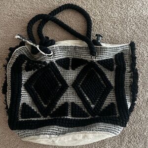 C&C California Black and White Tote Bag